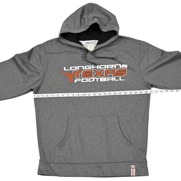 Texas Longhorns Majestic Section 101 Football Hoodie Sweatshirt Men's Medium - Picture 2 of 7